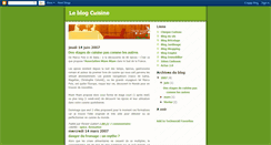 Desktop Screenshot of blogcuisine.blogspot.com