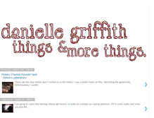 Tablet Screenshot of daniellegriffith.blogspot.com