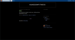 Desktop Screenshot of handzonfitness.blogspot.com