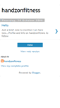 Mobile Screenshot of handzonfitness.blogspot.com