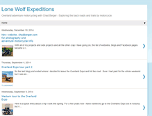 Tablet Screenshot of lonewolfexpeditions.blogspot.com