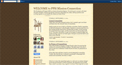 Desktop Screenshot of pphmissionconnection.blogspot.com