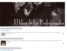 Tablet Screenshot of elblogdelosprofesionales.blogspot.com