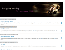 Tablet Screenshot of boxingdaywedding.blogspot.com