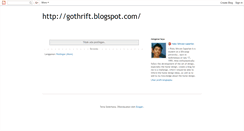 Desktop Screenshot of gothrift.blogspot.com