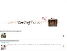 Tablet Screenshot of darlingbabes.blogspot.com