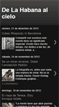 Mobile Screenshot of delahabanalcielo.blogspot.com