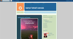 Desktop Screenshot of barunfutsal.blogspot.com