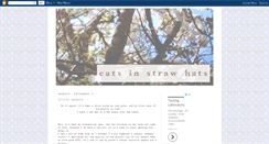 Desktop Screenshot of catsinstrawhats.blogspot.com