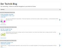 Tablet Screenshot of der-technik-blog.blogspot.com