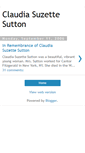 Mobile Screenshot of claudiasuzettesutton.blogspot.com