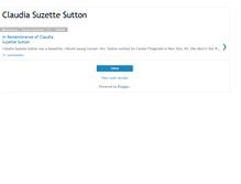 Tablet Screenshot of claudiasuzettesutton.blogspot.com