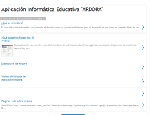 Tablet Screenshot of aplicacionardora.blogspot.com