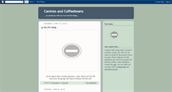 Desktop Screenshot of canines-n-coffee.blogspot.com