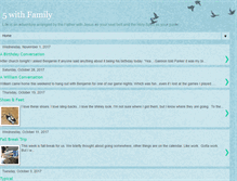 Tablet Screenshot of 5withfamily.blogspot.com