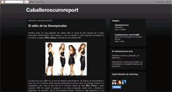 Desktop Screenshot of caballeroscuroreport.blogspot.com