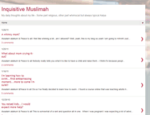 Tablet Screenshot of inquisitivemuslimah.blogspot.com