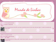 Tablet Screenshot of mundodelinhas.blogspot.com