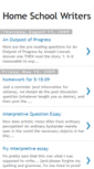 Mobile Screenshot of homeschoolwriters.blogspot.com
