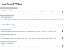 Tablet Screenshot of homeschoolwriters.blogspot.com