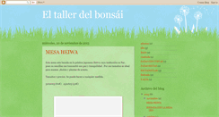 Desktop Screenshot of eltallerdelbonsai.blogspot.com