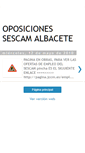 Mobile Screenshot of oposicionesalbacetesescam.blogspot.com