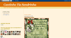 Desktop Screenshot of cantinhotiasandrinha.blogspot.com