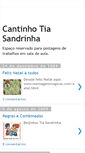 Mobile Screenshot of cantinhotiasandrinha.blogspot.com