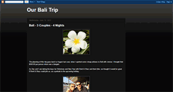 Desktop Screenshot of 4daysinbali.blogspot.com
