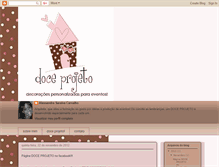 Tablet Screenshot of doceprojeto.blogspot.com