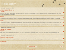 Tablet Screenshot of iejesusrey2010.blogspot.com