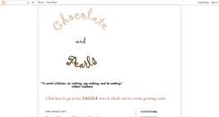 Desktop Screenshot of chocolateandpearlssf.blogspot.com