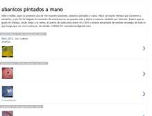 Tablet Screenshot of mariaysusabanicospintadosamano.blogspot.com