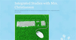 Desktop Screenshot of christiansonintegratedstudies.blogspot.com