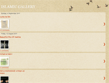 Tablet Screenshot of islamicgalleryinfo.blogspot.com