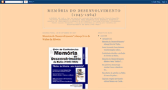 Desktop Screenshot of memoriadesenvolvimento.blogspot.com