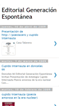 Mobile Screenshot of editorialgeneracionespontanea.blogspot.com