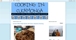 Desktop Screenshot of cookingincucamonga.blogspot.com