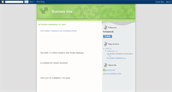 Desktop Screenshot of business-lists-increase-sales.blogspot.com