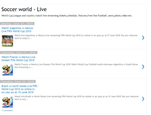 Tablet Screenshot of livefootballworld.blogspot.com