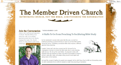 Desktop Screenshot of memberdrivenchurch.blogspot.com