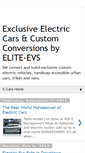 Mobile Screenshot of exclusiveelectriccars.blogspot.com