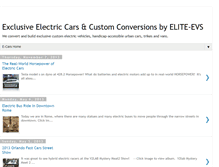 Tablet Screenshot of exclusiveelectriccars.blogspot.com