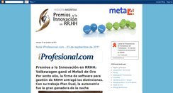 Desktop Screenshot of meta4premiosrrhh.blogspot.com