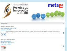 Tablet Screenshot of meta4premiosrrhh.blogspot.com