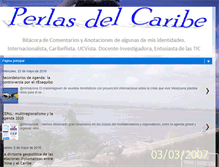 Tablet Screenshot of misperlasdelcaribe.blogspot.com