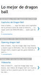 Mobile Screenshot of lomejordedragonball.blogspot.com