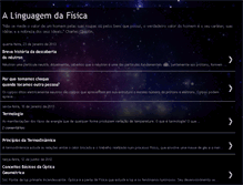 Tablet Screenshot of alinguagemdafisica.blogspot.com