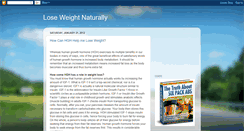 Desktop Screenshot of howtolossweightnaturally.blogspot.com