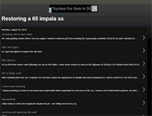 Tablet Screenshot of 65impalass.blogspot.com
